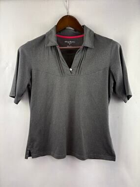 Women’s Tommy Armour Small Heather Gray Sports Polo